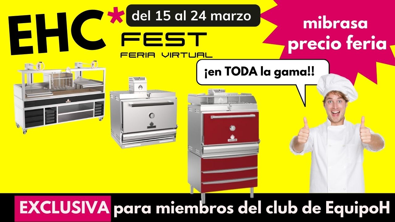 hornos de brasa mibrasa con descuneto especial feria